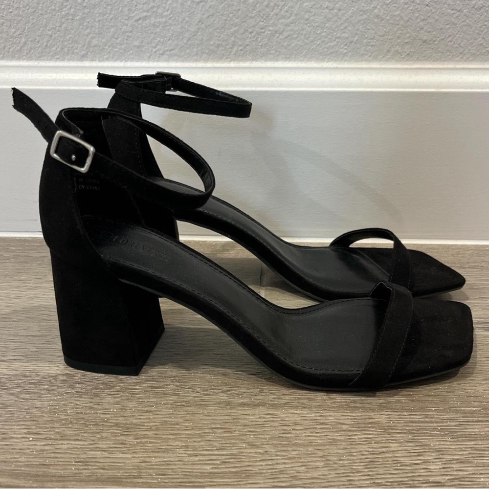 black heels